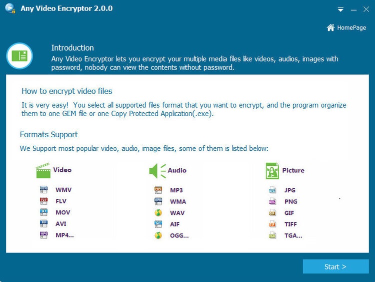 Gilisoft Any Video Encryptor 2.7