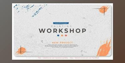 Painting Workshop Slideshow (Videohive 31549411) - AE Project