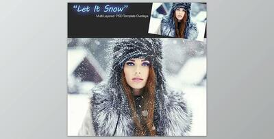 Portrait Pizzaz: Let it Snow Overlays