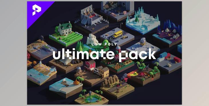 Unity asset - Low Poly Ultimate Pack v8.0