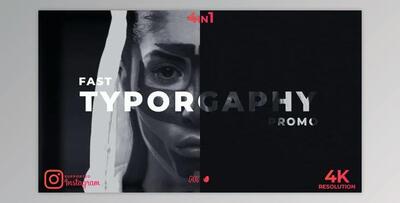 Fast Typography Promo (Videohive 25863265) - AE Project