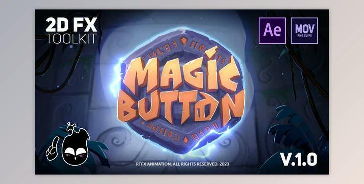 Magic Button – 2D FX animation toolkit [After Effects + Pre-rendered clips] – (Videohive 42981314) - AE Project