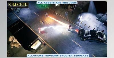 Unreal Engine - Defender Top Down Shooter V2
