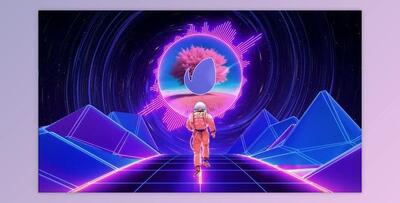 Retro Trip (Loop Music Visualizer) (Videohive 46089417) - AE Project