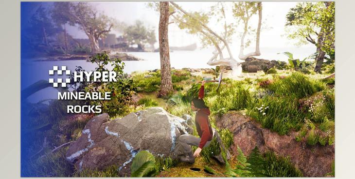 Unreal Engine - Blueprints Hyper Mineable Rocks v2 v5.1