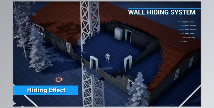 Unreal Engine - Wall Hiding System