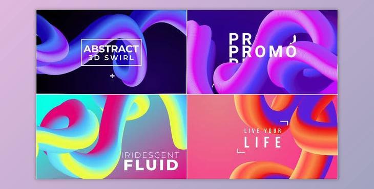3D Swirl Abstract Titles (Videohive 40115863) - AE Project
