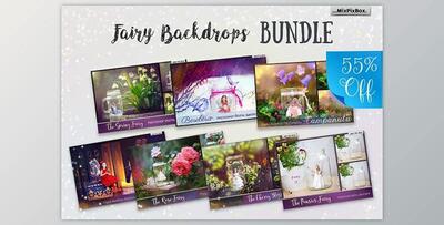 Fairy Backdrops Bundle - CreativeMarket 1545825