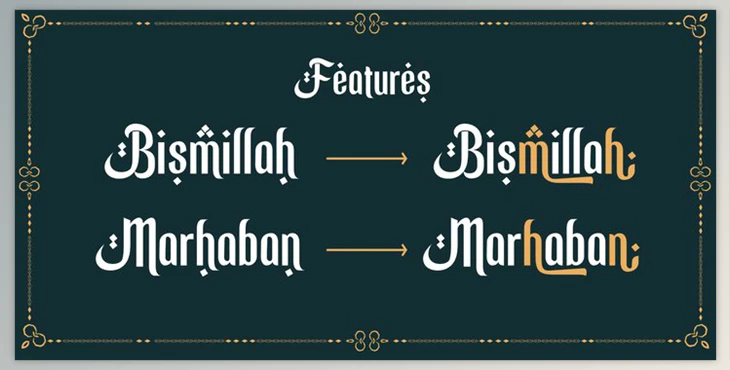 Ramadhan Mubarok Font - MyFonts