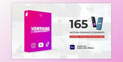 Vertical Graphics Pack (Videohive 37560193) - AE Project
