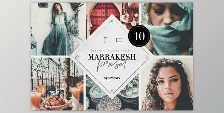 Marrakesh Lightroom Presets Bundle By SYNCWAVE (Mob, Desk)