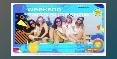 Weekend Party Slideshow (Videohive 33173682) - AE Project