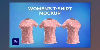 Womens T-shirt Mockup Template – Animated Mockup PREMIERE (VideoHive 37806070) - PR Project