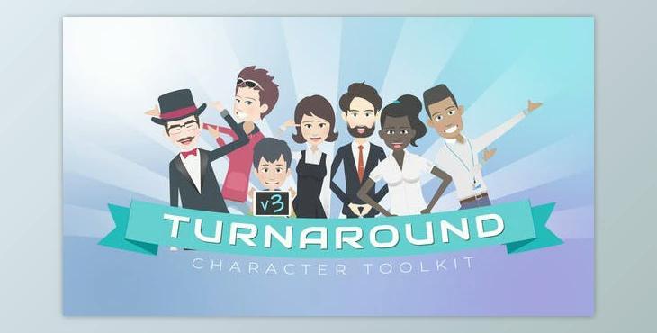 Turnaround Character Toolkit 3 (Videohive 36288010) - AE Project