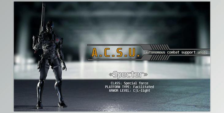 Unreal Engine - A.C.S.U. Specter v5.0