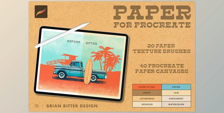 Paper for Procreate CreativeMarket - 6688389