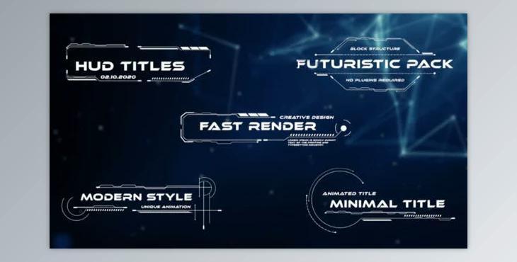 HUD Titles (Videohive 33222590) - PR Project