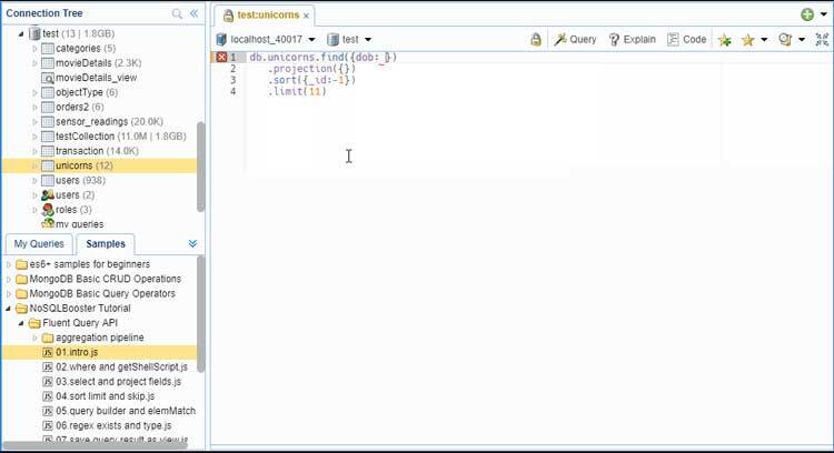 NoSQLBooster for MongoDB 7.1.7