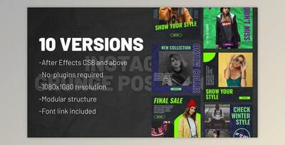 Instagram Grunge Posts Vol.01 (Videohive 29772384) - AE Project