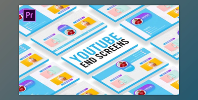 Clean Youtube End Screens (Videohive 35436293) - PR Project