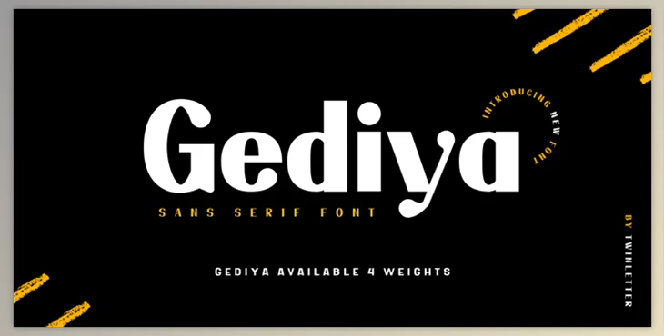 Gediya Font - MyFonts