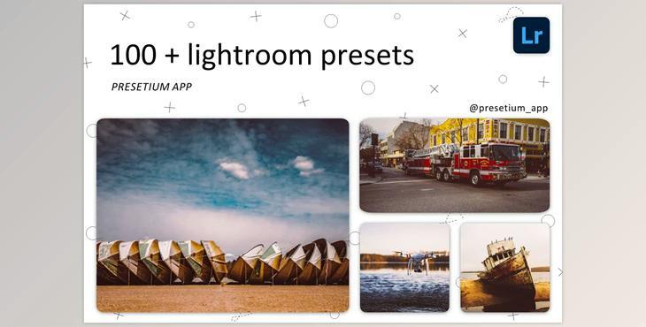 100 + Lightroom Mobile Preset DNG CreativeMarket-5228629