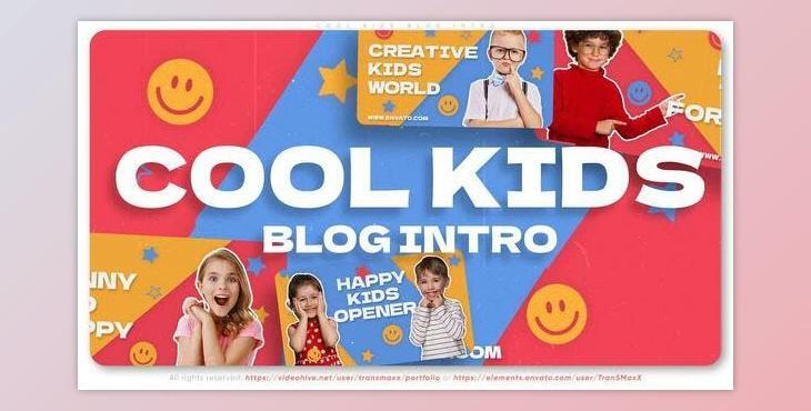 Cool Kids Blog Intro (Videohive 38119067) - AE Project