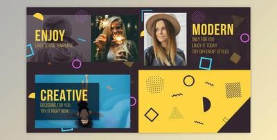 Memphis Elements Slideshow (Videohive 23123462) - AE Project