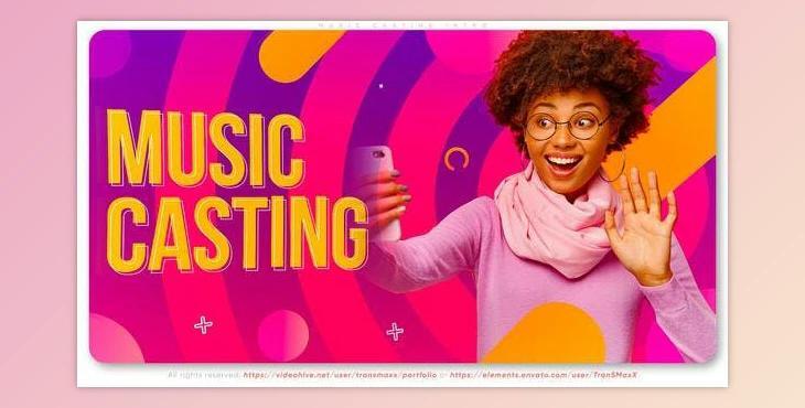 Music Casting Intro (Videohive 37398014) - AE Project