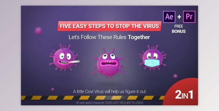 Corona Virus (Five Simple Rules) (Videohive 26203876) - AE Project