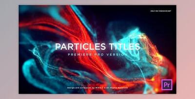 Particles Titles - FLU (Videohive 30128657)