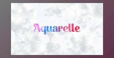 Aquarelle Typography (Videohive 47548056)