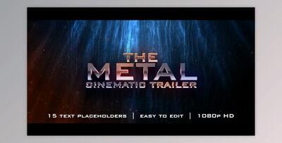 The Metal Cinematic Trailer (Videohive 18541886) - AE Project