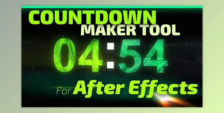 Countdown Maker Tool for After Effects (Videohive 40353248) - AE Project