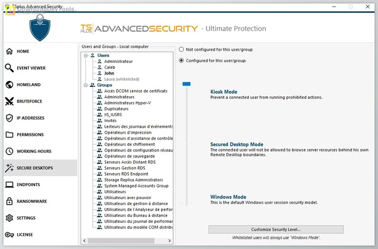 TSplus Advanced Security v7.3.6.27 Multilingual + Portable Edition + CRACK