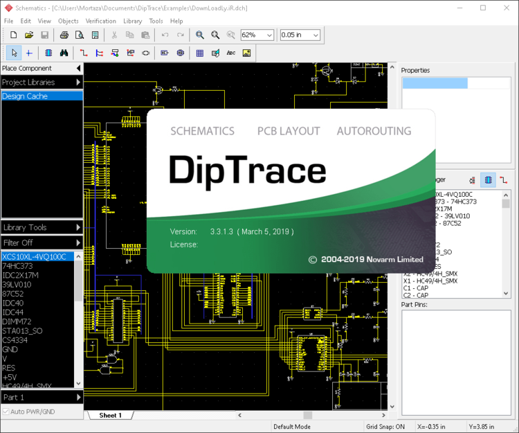 DipTrace 5.1.0.3