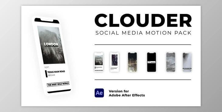 Clouder – Motion Pack for Social Media (Videohive 25254988) - AE Project