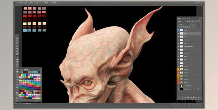 Creating Translucent Creature Skin - The Gnomon Workshop