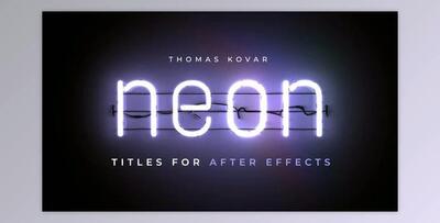 Neon Titles for After Effects (Videohive 35766258) - AE Project