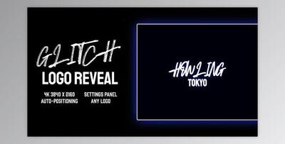 Glitch logo reveal (Videohive 27960470) - AE Project