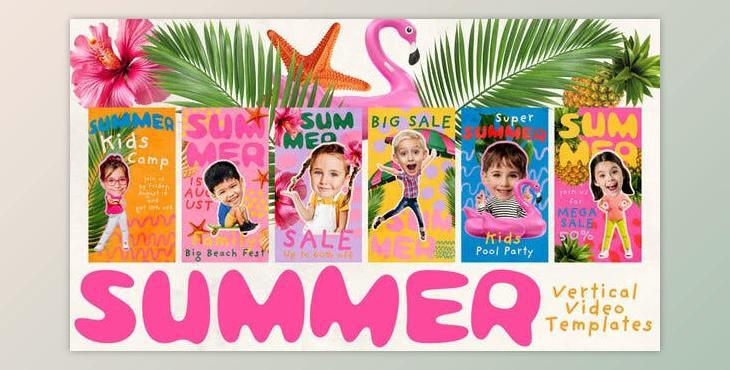 Summer Kids Reels (Videohive 53330395) - AE Project