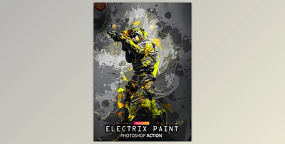 Electrix Paint Photoshop Action GraphicRiver - 38423869