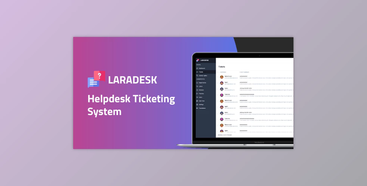 Laradesk Helpdesk Ticketing System v1.1.2 Full Version