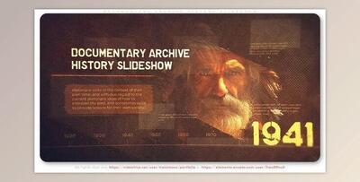 Documentary Archive History Slideshow (Videohive 50207001) - AE Project