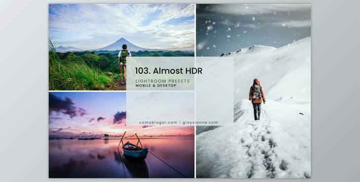 103. Almost HDR Presets CreativeMarket-5158965 (DNG, XMP)