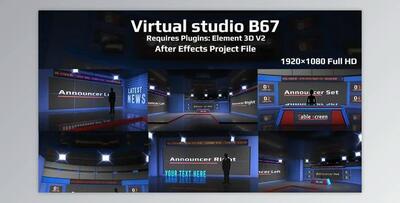 Virtual studio B67 (Videohive 28010142) - AE Project