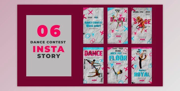 On Stage Dance Contest Instagram Story Pack (Videohive 39215784) - AE Project