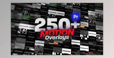 Animated Motion Overlays Pack For Premiere Pro (Videohive 53747485)