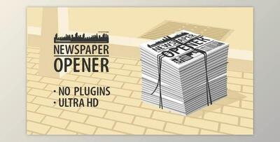 Newspaper Opener (Videohive 31901057) - AE Project
