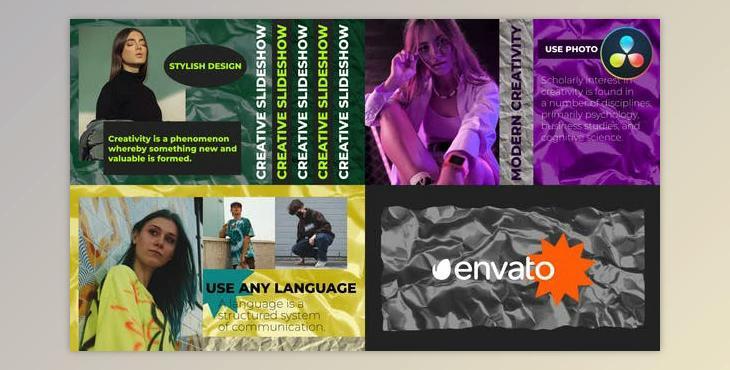 Design Slideshow for DaVinci Resolve (Videohive 43384313)